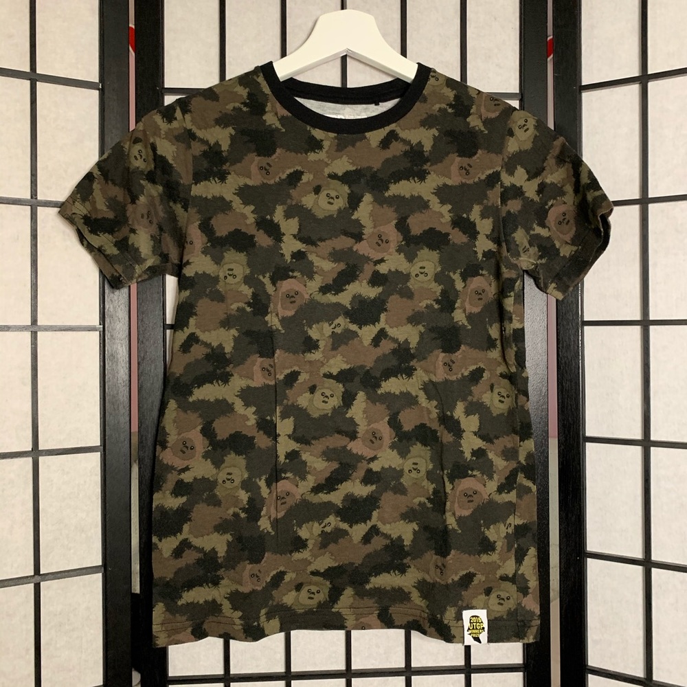 H&M x Star Wars Ewok camo print kids shirt